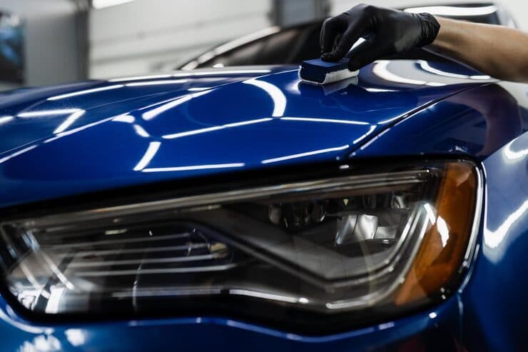 Ceramic coating application