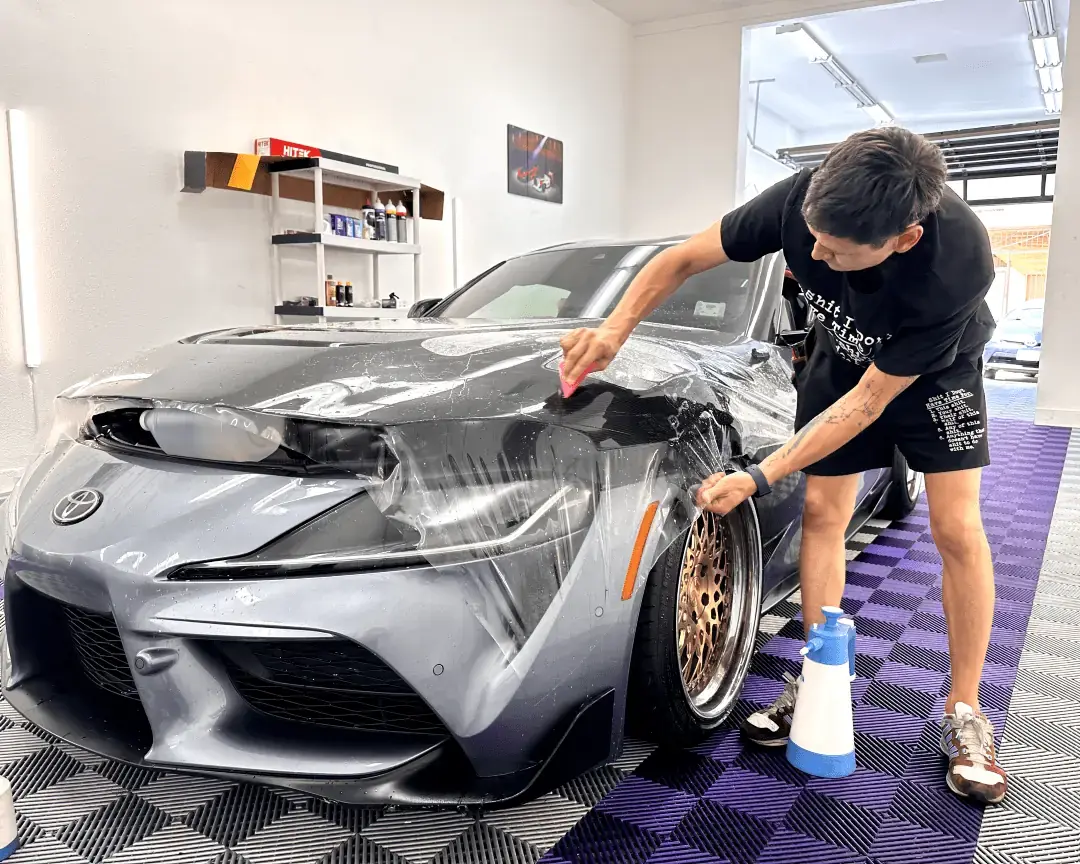 Toyota GR Supra styling project in the studio